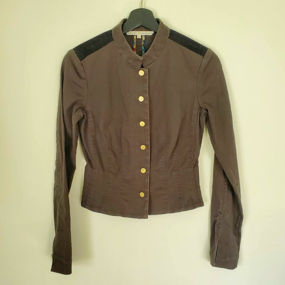 RACHEL ROY: Green Military Jacket / Size 4 US